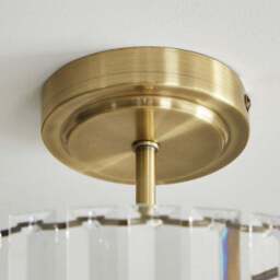 Crus 3 Light Semi Flush Ceiling Light - thumbnail 4