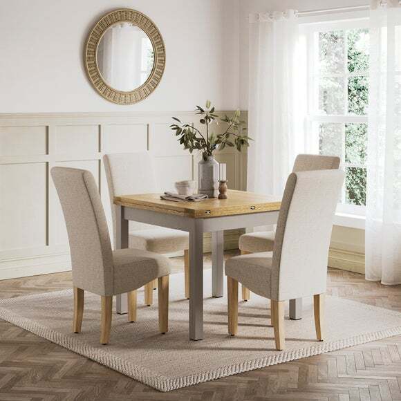 Olney Flip Top 4-6 Seater Dining Table by Dunelm