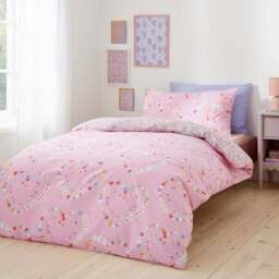 Friendship Hearts Duvet Cover and Pillowcase Set - thumbnail 2