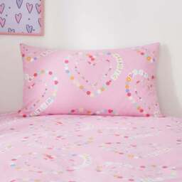 Friendship Hearts Duvet Cover and Pillowcase Set - thumbnail 4