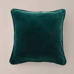 Clara Cotton Velvet Square Cushion - thumbnail 2