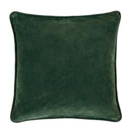 Clara Cotton Velvet Square Cushion - thumbnail 1
