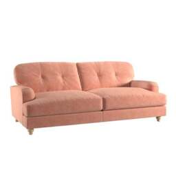 Martha Vintage Velvet 3 Seater Sofa - thumbnail 3