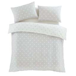 Catherine Lansfield Polka Dot 100% Brushed Cotton Duvet Cover & Pillowcase Set - thumbnail 5