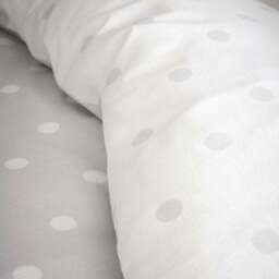Catherine Lansfield Polka Dot 100% Brushed Cotton Duvet Cover & Pillowcase Set - thumbnail 4
