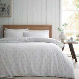 Catherine Lansfield Polka Dot 100% Brushed Cotton Duvet Cover & Pillowcase Set - thumbnail 3