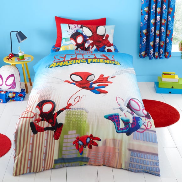 Spidey & His Amazing Friends 100% Cotton Duvet Cover & Pillowcase Set - image 1