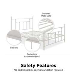 Dorel Home Manila Metal Bed Frame - thumbnail 6