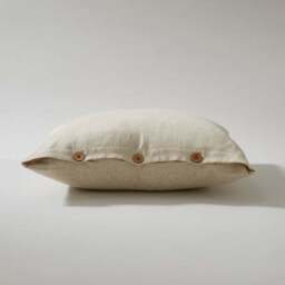 Cotton Linen Square Cushion Cover - thumbnail 3