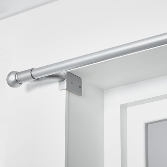No Drills Extendable Metal Eyelet Curtain Pole - image 1