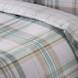 Catherine Lansfield Cartmel Check Polycotton Duvet Cover & Pillowcase Set - thumbnail 4