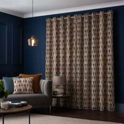 Pelosa Cut Velvet Eyelet Curtains - thumbnail 4