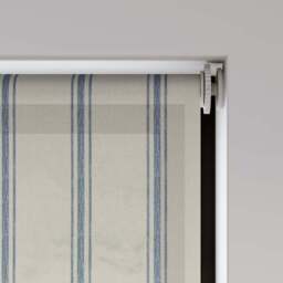 Folkstone Stripe Sheer Fire Retardant Made to Measure Roller Blind - thumbnail 5