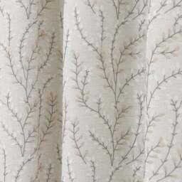 Shimla Embroidered Floral Pencil Pleat Curtains - thumbnail 3