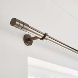 Cylinder Extendable Metal Eyelet Curtain Pole - thumbnail 1