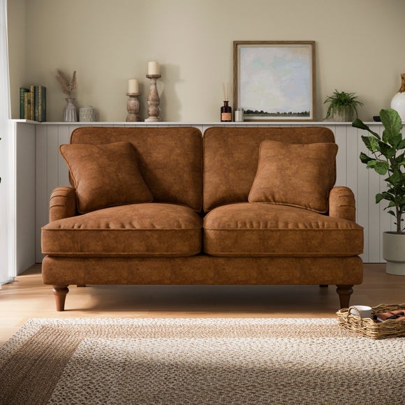 Beatrice II Relaxed Faux Leather 2 Seater Sofa - image 1