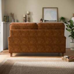 Beatrice II Relaxed Faux Leather 2 Seater Sofa - thumbnail 2