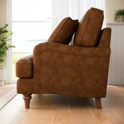 Beatrice II Relaxed Faux Leather 2 Seater Sofa - thumbnail 3