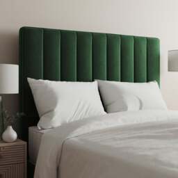 Luxury Velvet Vertical Stripe Headboard - thumbnail 1