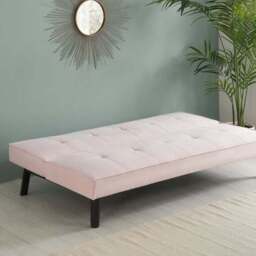 Aurora Velvet Double Sofa Bed - thumbnail 2