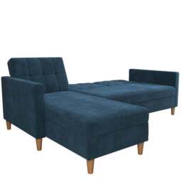 Hartford Chenille Corner Double Sofa Bed - thumbnail 2