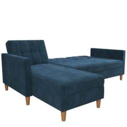Hartford Chenille Corner Double Sofa Bed - thumbnail 4