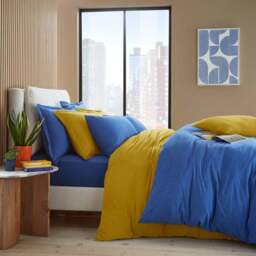 Elements 100% Cotton Jersey Plain Duvet Cover & Pillowcase Set​ - thumbnail 4
