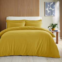 Elements 100% Cotton Jersey Plain Duvet Cover & Pillowcase Set​