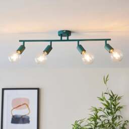 Elements Koppla 4 Light Semi Flush Spotlight Bar - thumbnail 1