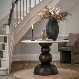 Salcombe 4 Seater Round Dining Table - thumbnail 2