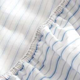 Stripe Seersucker Cotton Fitted Bed Sheet - thumbnail 2