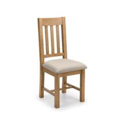 Hereford Set of 2 Dining Chairs, Taupe Faux Linen - thumbnail 3