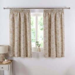 Sofia Floral Pencil Pleat Curtains - thumbnail 5