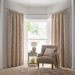 Sofia Floral Pencil Pleat Curtains - thumbnail 2