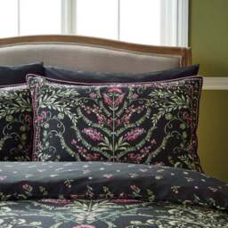 Dorma Botanical Panel 100% Cotton Duvet Cover & Pillowcase Set - thumbnail 2