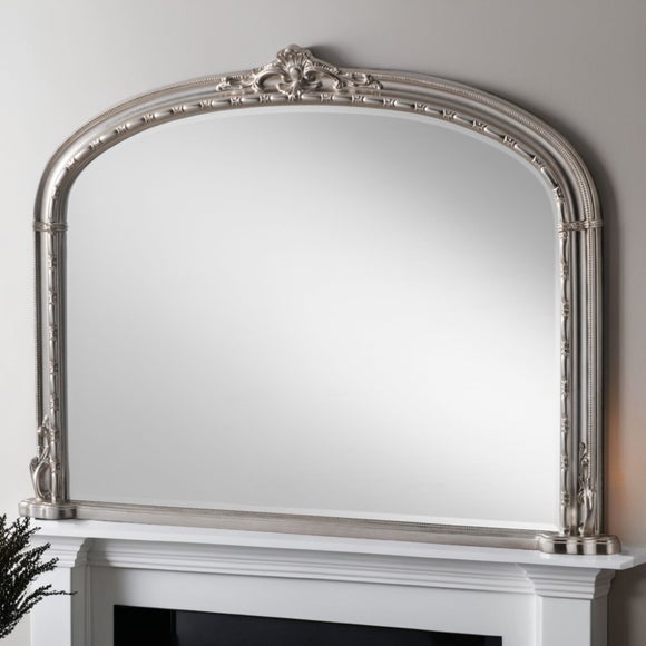 Yearn Victoria Arched Bevelled Overmantel Wall Mirror - image 1