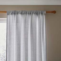 Octavia Textured Slot Top Voile Panel - thumbnail 1