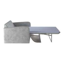 Carson Deep Sit Chunky Chenille Luxury 2 Seater Double Sofa Bed - thumbnail 6