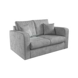 Carson Deep Sit Chunky Chenille Luxury 2 Seater Double Sofa Bed - thumbnail 3