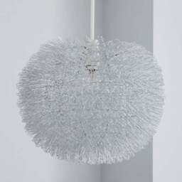 Urchin Ball Silver Easy Fit Pendant Shade - thumbnail 2