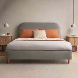 Silentnight Fara Bed Frame, Velvet - thumbnail 2