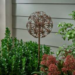Metal Allium Flower Stake - thumbnail 1