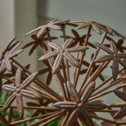 Metal Allium Flower Stake - thumbnail 2