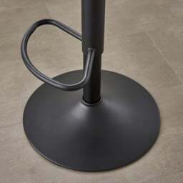 Talullua Height Adjustable Bar Stool, Luxe Chenille - thumbnail 4