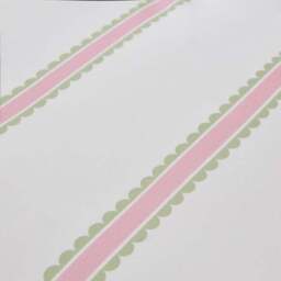 Scallop Stripe Duvet Cover and Pillowcase Set - thumbnail 3