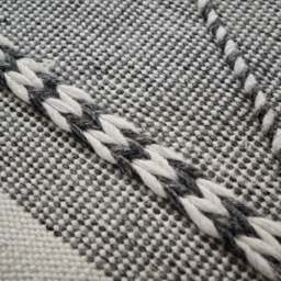 Plaited Stripe Indoor Outdoor Rug - thumbnail 2