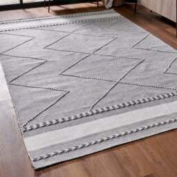 Plaited Stripe Indoor Outdoor Rug - thumbnail 1