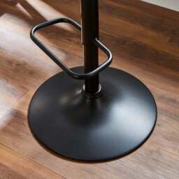 Jonas Adjustable Height Bar Stool, Velvet - thumbnail 4