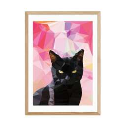 East End Prints Black Cat Print - thumbnail 2