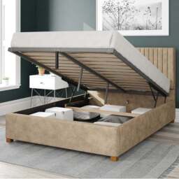 Grant Kimiyo Linen Ottoman Bed Frame - thumbnail 2